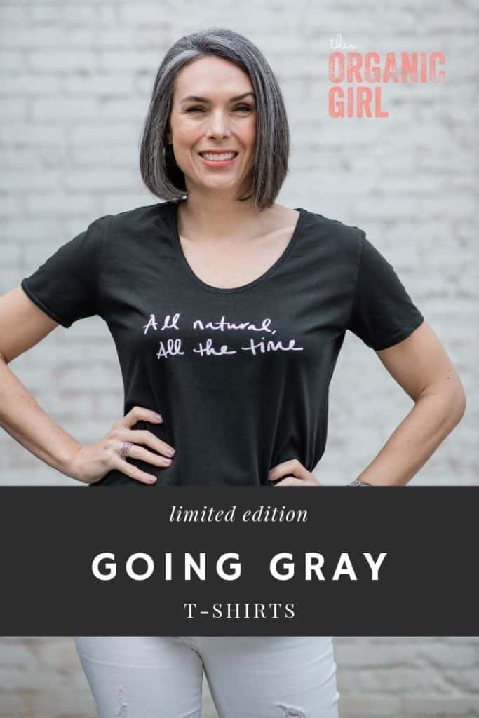 going gray organic t-shirt