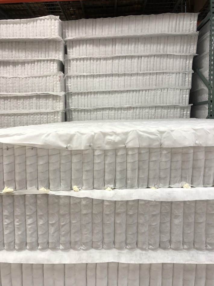 mattress coils stacked super high