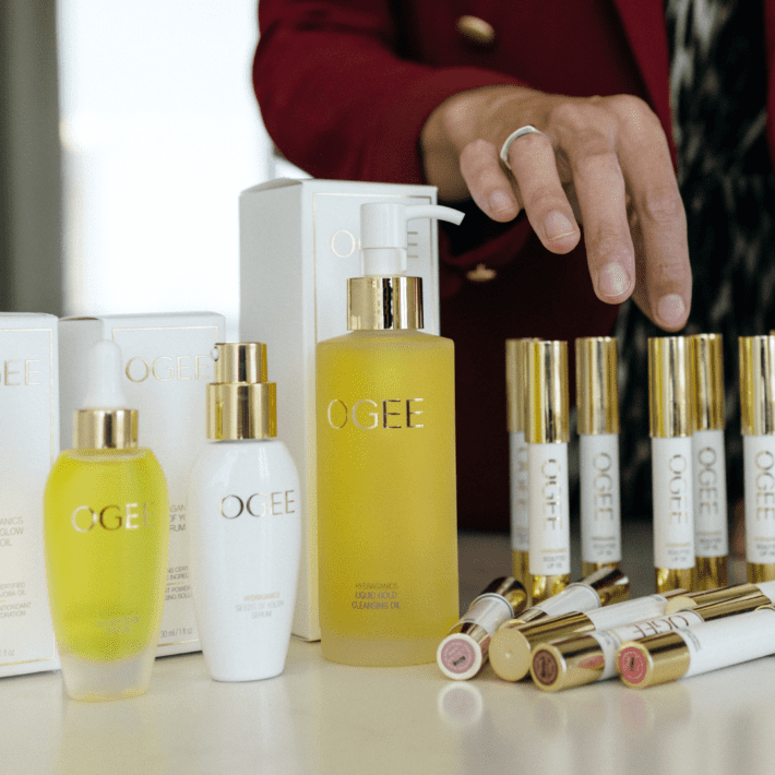 ogee skincare all lined up