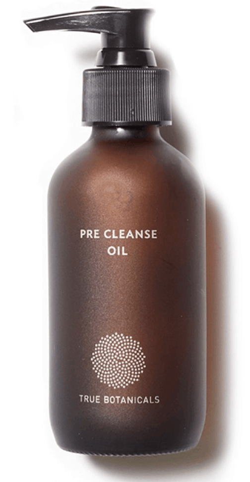Bottle of True Botanicals Precleanse oil 