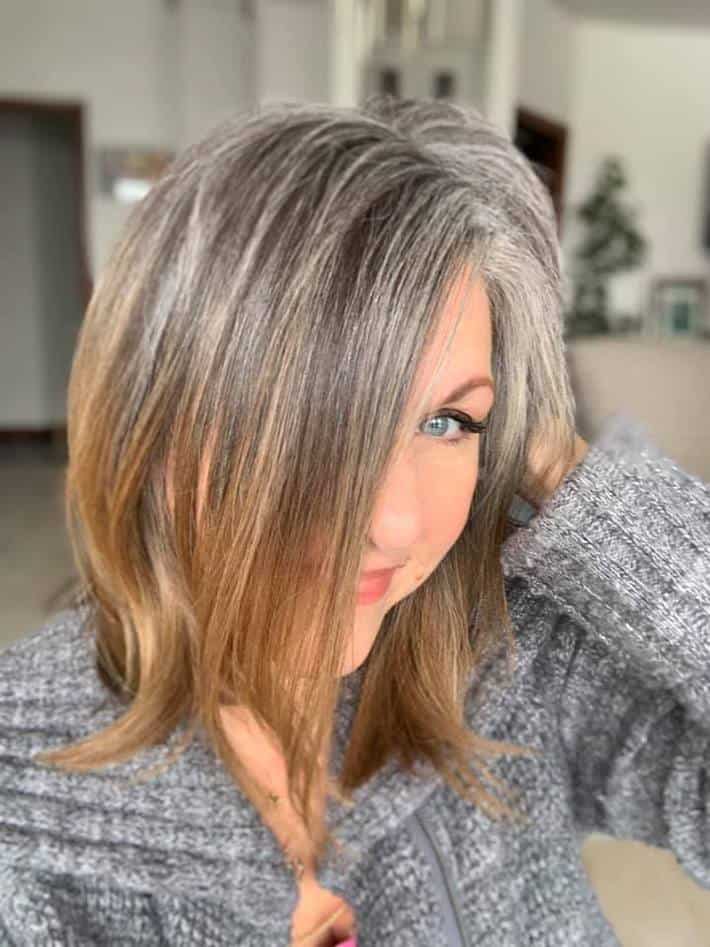 How To Blend Grey Hair With Brown