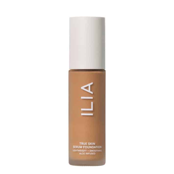 Bottle of ILIA's true skin serum organic foundation