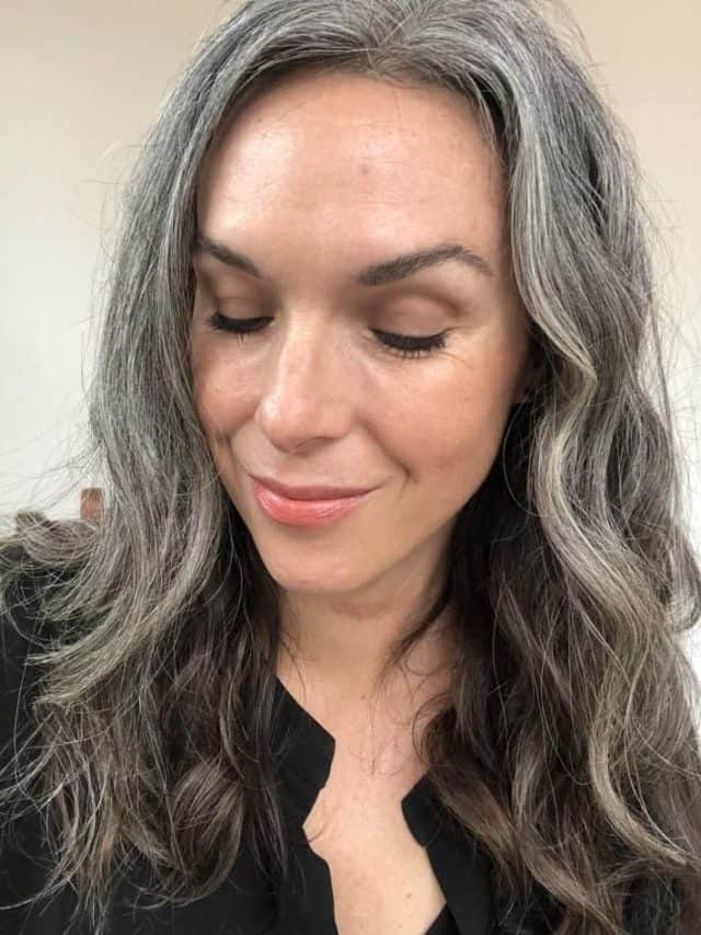 Why you shouldn’t use blue shampoo on gray hair