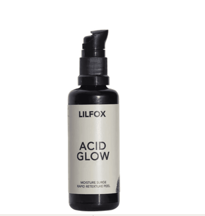 a bottle of LILFOX acid glow