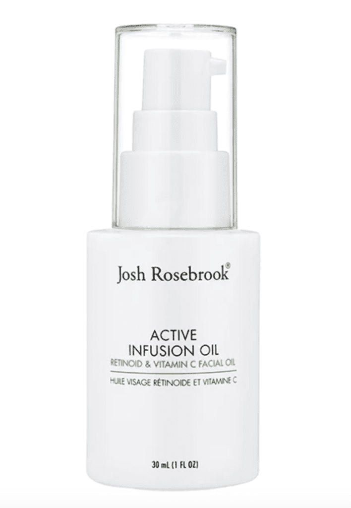 a bottle of josh rosebrook active infusion oil