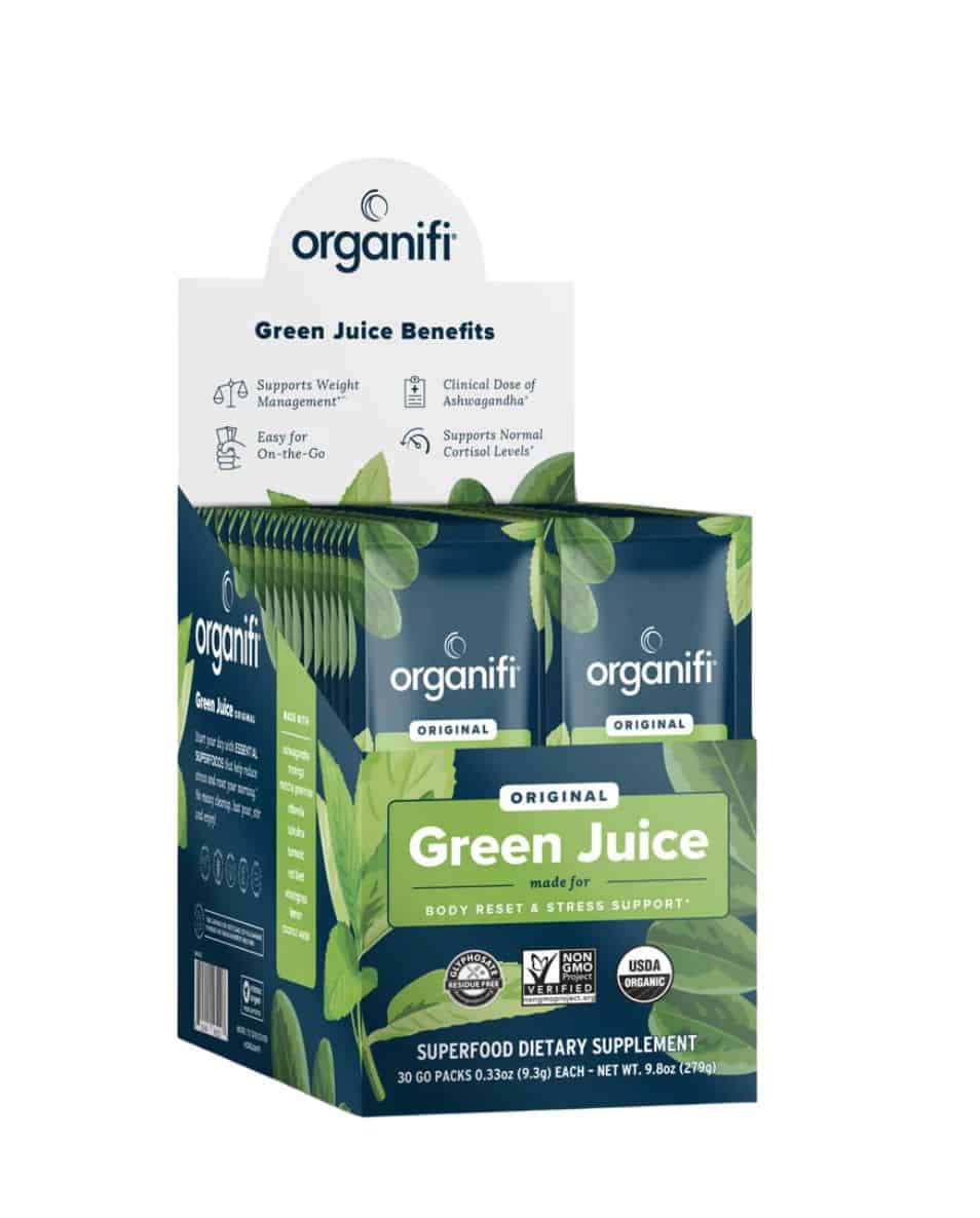 Organifi green juice travel pack