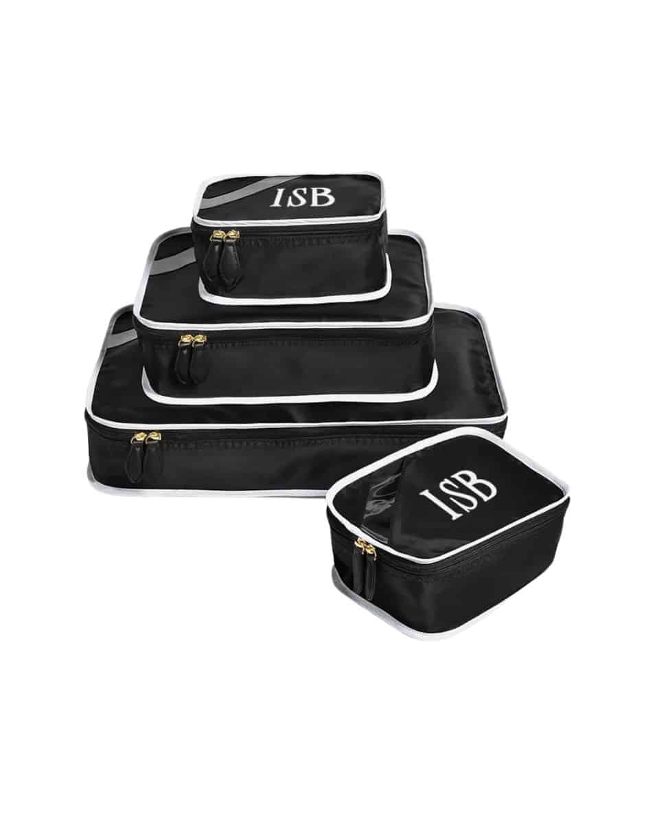 a set of four packing cubes