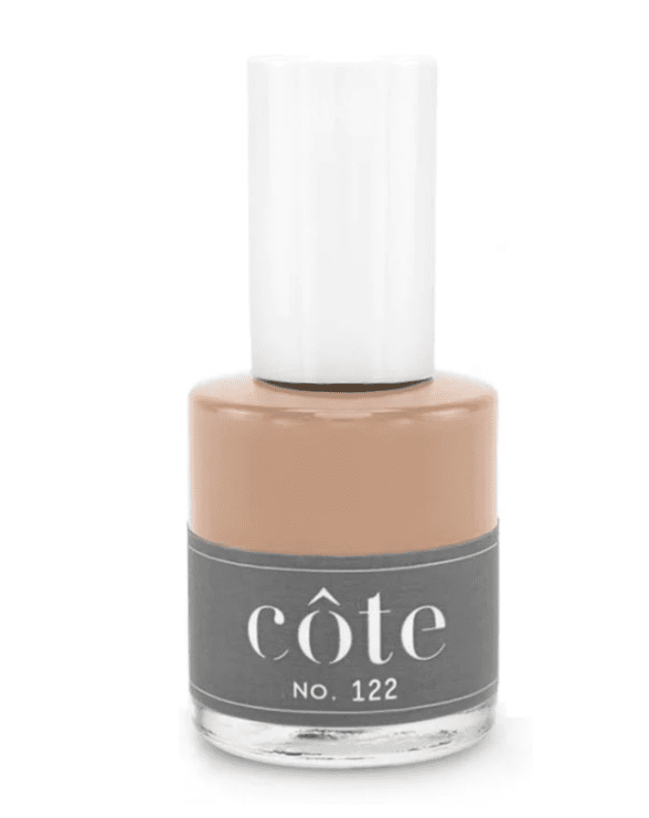 a bottle of cote nail polish no. 122