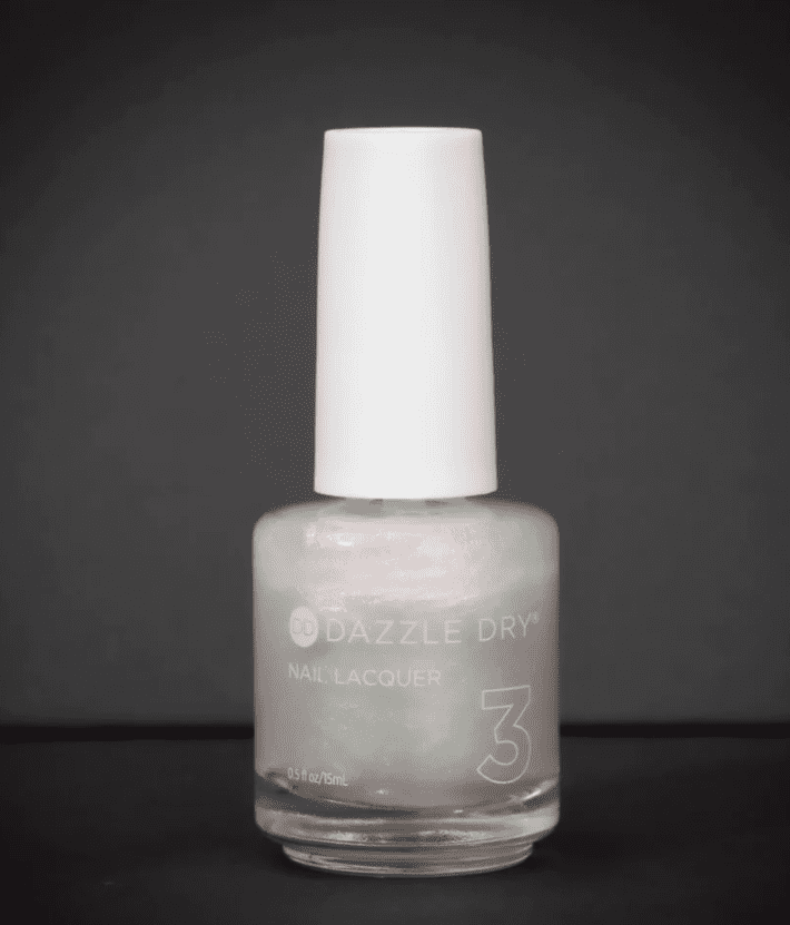 a bottle of dazzle dry spiritual diva nail polish